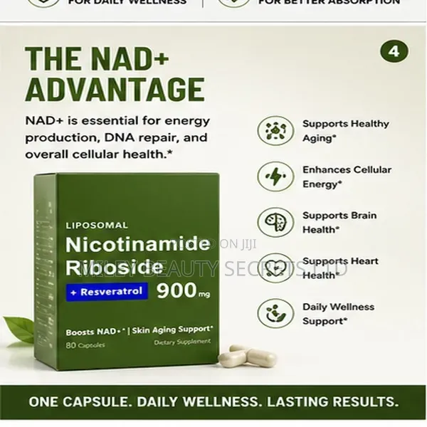 Liposomal Nicotinamide Riboside + Resveratrol 900mg