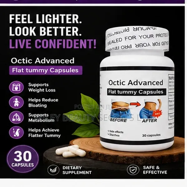Octic Advanced Flat Tummy Capsules — 30 Capsules
