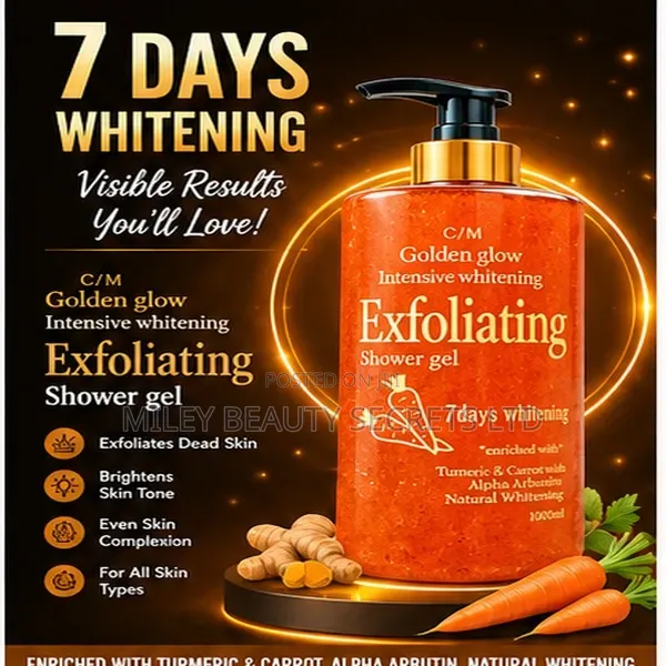C/M Golden Glow Exfoliating Shower Gel – 1000ml