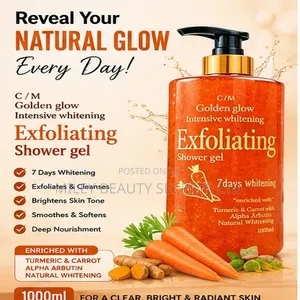 C/M Golden Glow Exfoliating Shower Gel – 1000ml