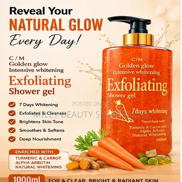 C/M Golden Glow Exfoliating Shower Gel – 1000ml