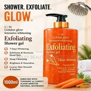 C/M Golden Glow Exfoliating Shower Gel – 1000ml