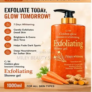 C/M Golden Glow Exfoliating Shower Gel – 1000ml