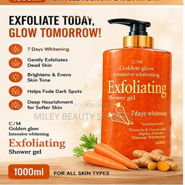 C/M Golden Glow Exfoliating Shower Gel – 1000ml