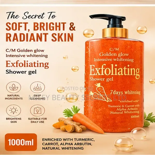 C/M Golden Glow Exfoliating Shower Gel – 1000ml