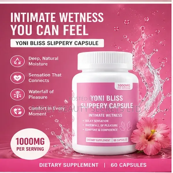 Yoni Bliss Slippery Capsule — Intimate Wellness Support