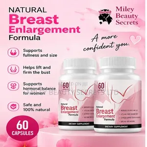 Natural Breast Enlargement Formula – 60 Capsules
