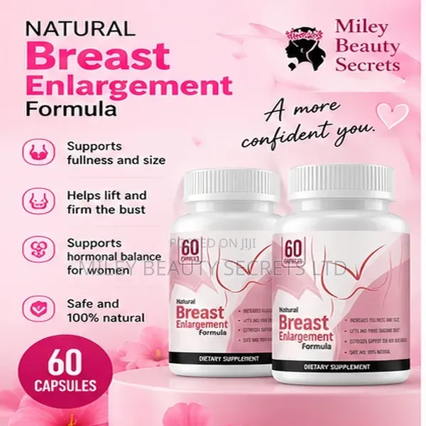 Natural Breast Enlargement Formula – 60 Capsules