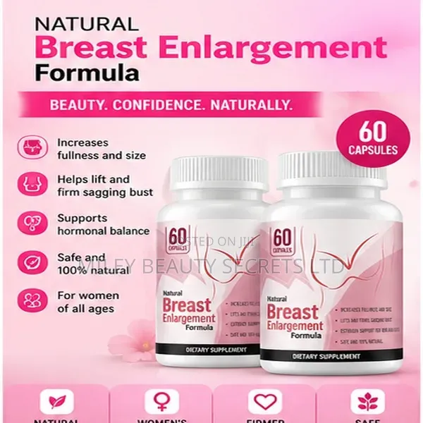 Natural Breast Enlargement Formula – 60 Capsules