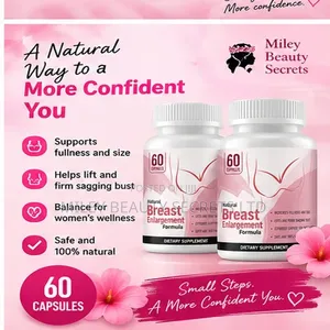 Natural Breast Enlargement Formula – 60 Capsules