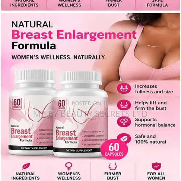 Natural Breast Enlargement Formula – 60 Capsules