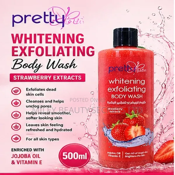  Pretty Skin Whitening Exfoliating Body Wash