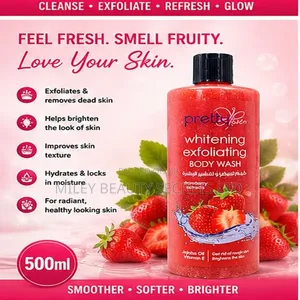  Pretty Skin Whitening Exfoliating Body Wash