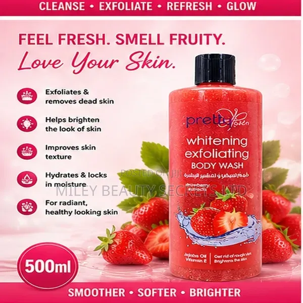  Pretty Skin Whitening Exfoliating Body Wash