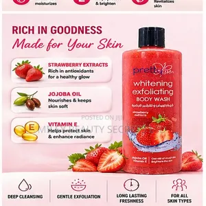  Pretty Skin Whitening Exfoliating Body Wash
