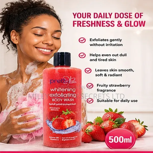  Pretty Skin Whitening Exfoliating Body Wash
