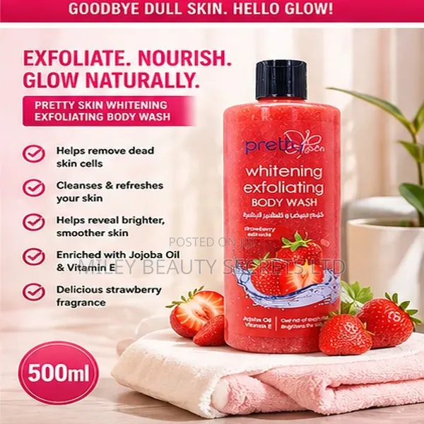  Pretty Skin Whitening Exfoliating Body Wash
