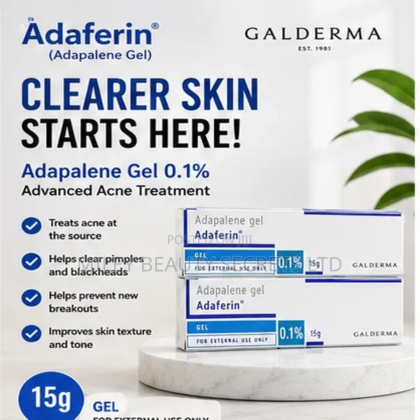 Adaferin Adapalene Gel 0.1% – 15g