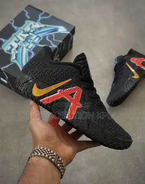 Original Nike Ja 3 NY vs NY Black Orange Basketball Shoes