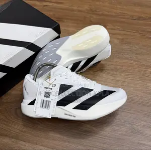 Original Adidas Adizero Evo SL Cloud White Black Running Shoes