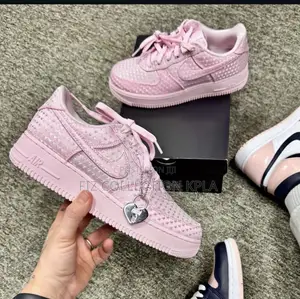 Original Nike Air Force 1 Low Valentine’s Day Pink Foam Sneakers