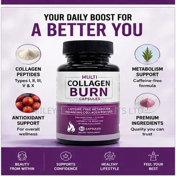 Multi Collagen Burn Capsules – 60 Capsules