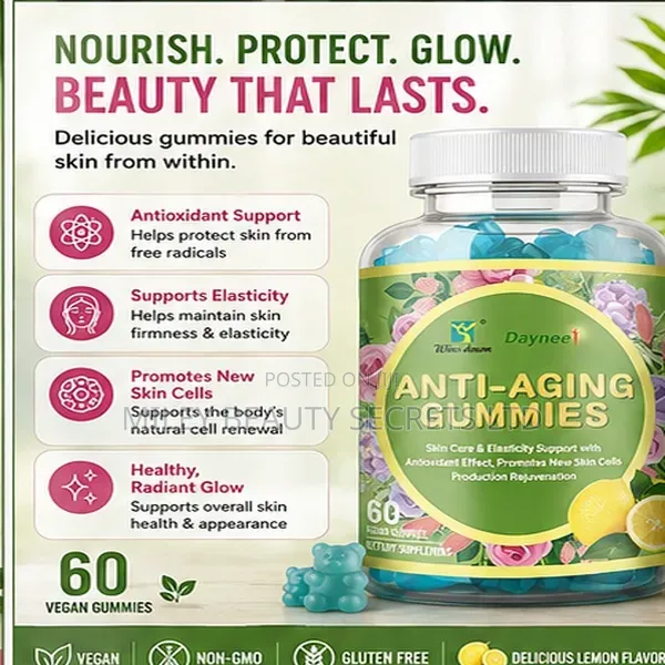  Anti-Aging Gummies – 60 Vegan Gummies