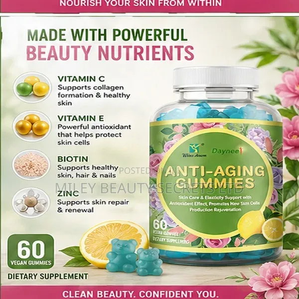  Anti-Aging Gummies – 60 Vegan Gummies