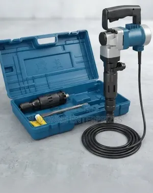 Industrial Heavy-Duty Electric Demolition Hammer With Carry Case
