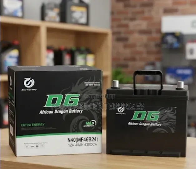 N40 40ah Maintenance Free Car Battery Dg African Dragon