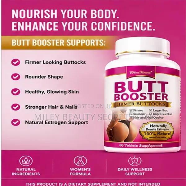 Butt Booster – Firmer Buttocks | 60 Tablets