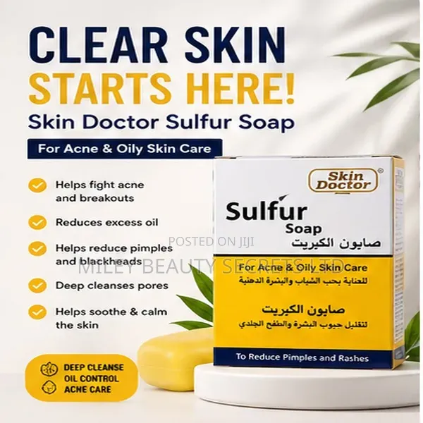 Skin Doctor Sulfur Soap – For Acne Oily Skin Care