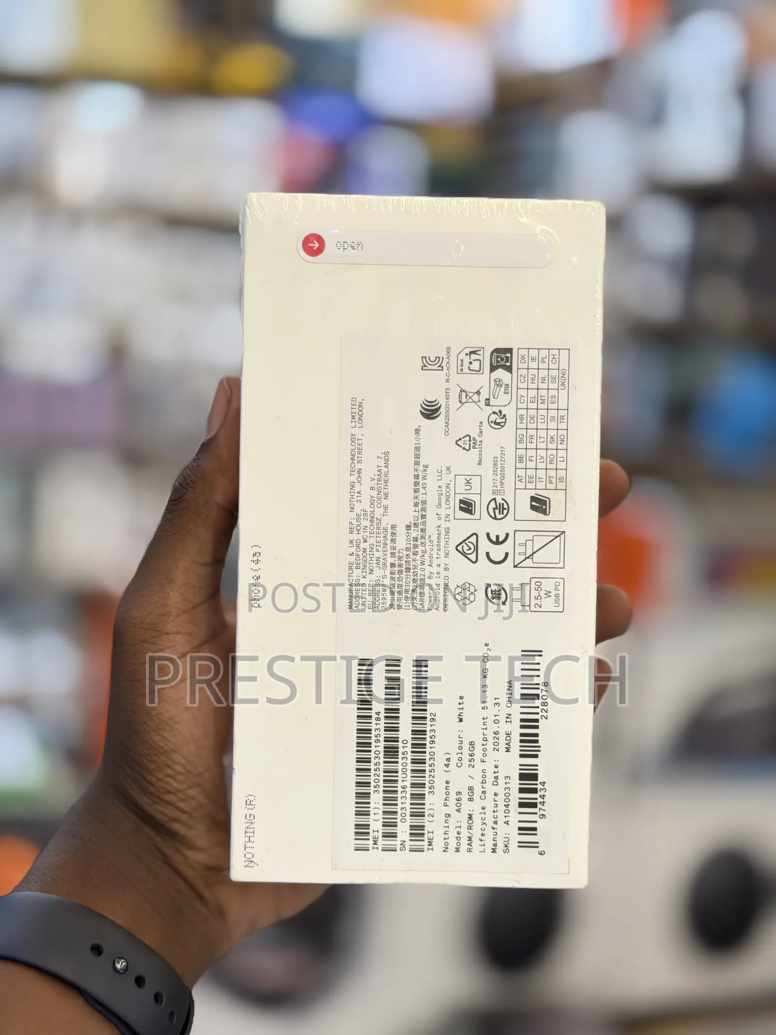 New Nothing Phone 4a 256 GB White