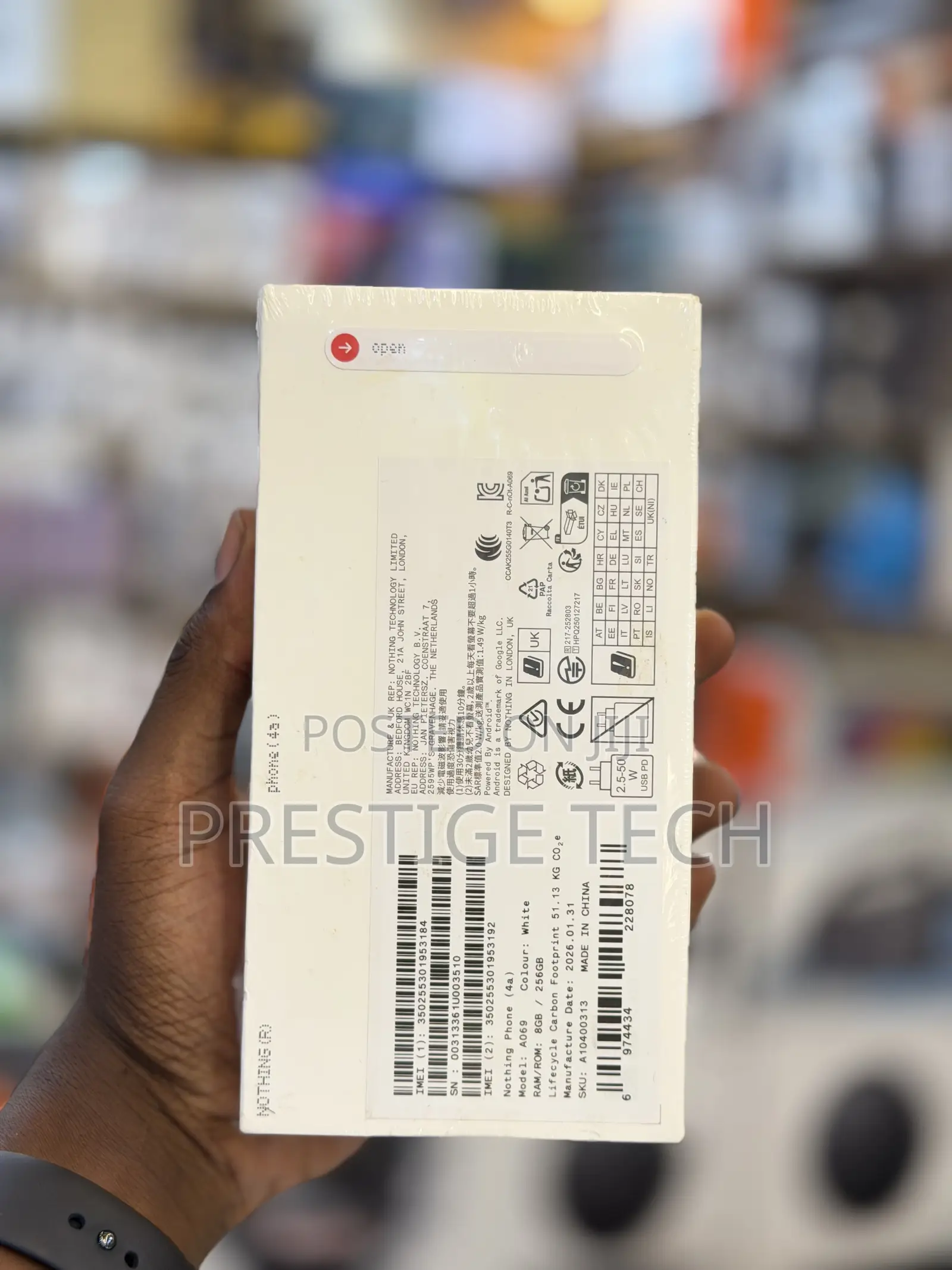 New Nothing Phone 4a 256 GB White