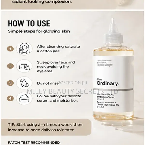 the Ordinary Glycolic Acid 7% Exfoliating Toner