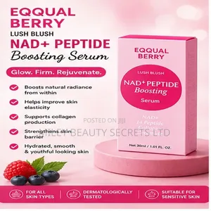 Eqqual Berry Lush Blush Nad+ Peptide Boosting Serum