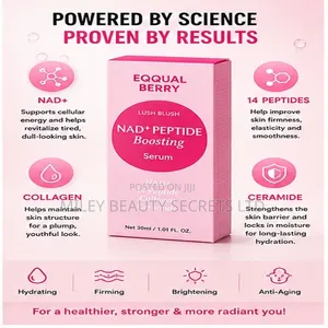 Eqqual Berry Lush Blush Nad+ Peptide Boosting Serum
