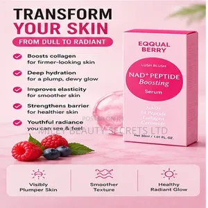 Eqqual Berry Lush Blush Nad+ Peptide Boosting Serum