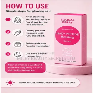 Eqqual Berry Lush Blush Nad+ Peptide Boosting Serum