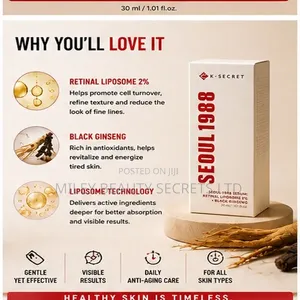 K-Secret Seoul 1988 Serum — Retinal Liposome 2% + Black Ginseng