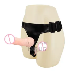 Double Strap on Dildo for Couples - Brown