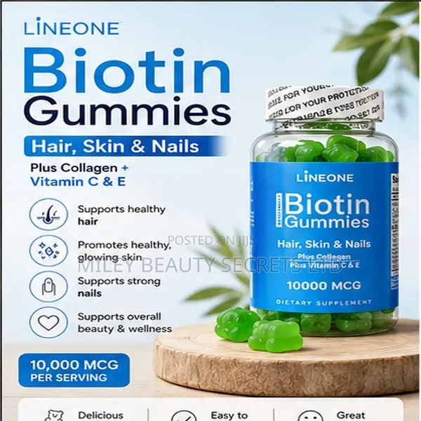 Lineone Biotin Gummies 10,000 MCG — Hair, Skin Nails