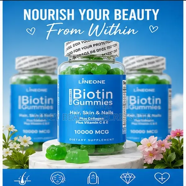 Lineone Biotin Gummies 10,000 MCG — Hair, Skin Nails