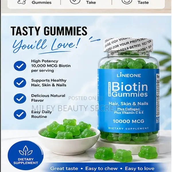 Lineone Biotin Gummies 10,000 MCG — Hair, Skin Nails