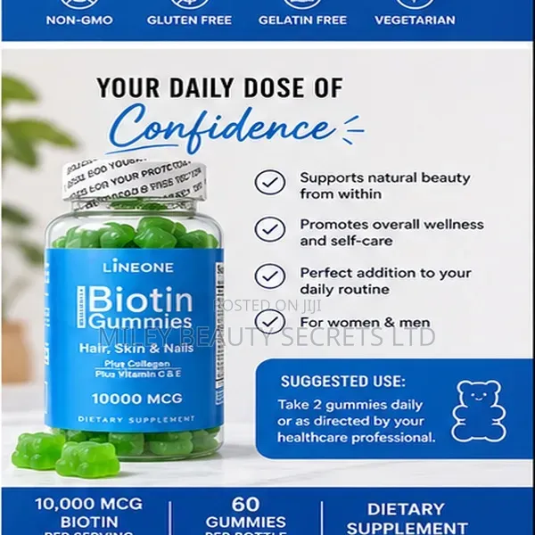 Lineone Biotin Gummies 10,000 MCG — Hair, Skin Nails