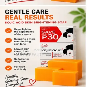 Kojic Acid Skin Brightening Soap — Trio Pack