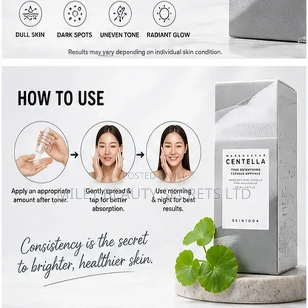 Skin1004 Madagascar Centella Tone Brightening Capsule Ampoule