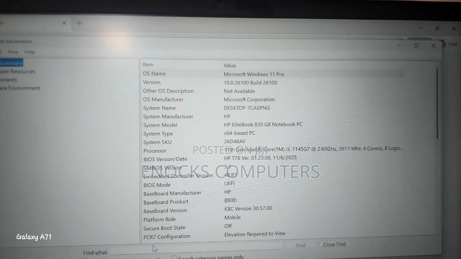 New Laptop HP EliteBook 830 G8 8GB Intel Core i5 SSD 256GB