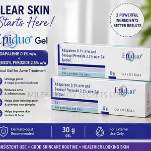 Epiduo Gel — Adapalene 0.1% + Benzoyl Peroxide 2.5%