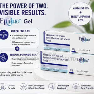 Epiduo Gel — Adapalene 0.1% + Benzoyl Peroxide 2.5%